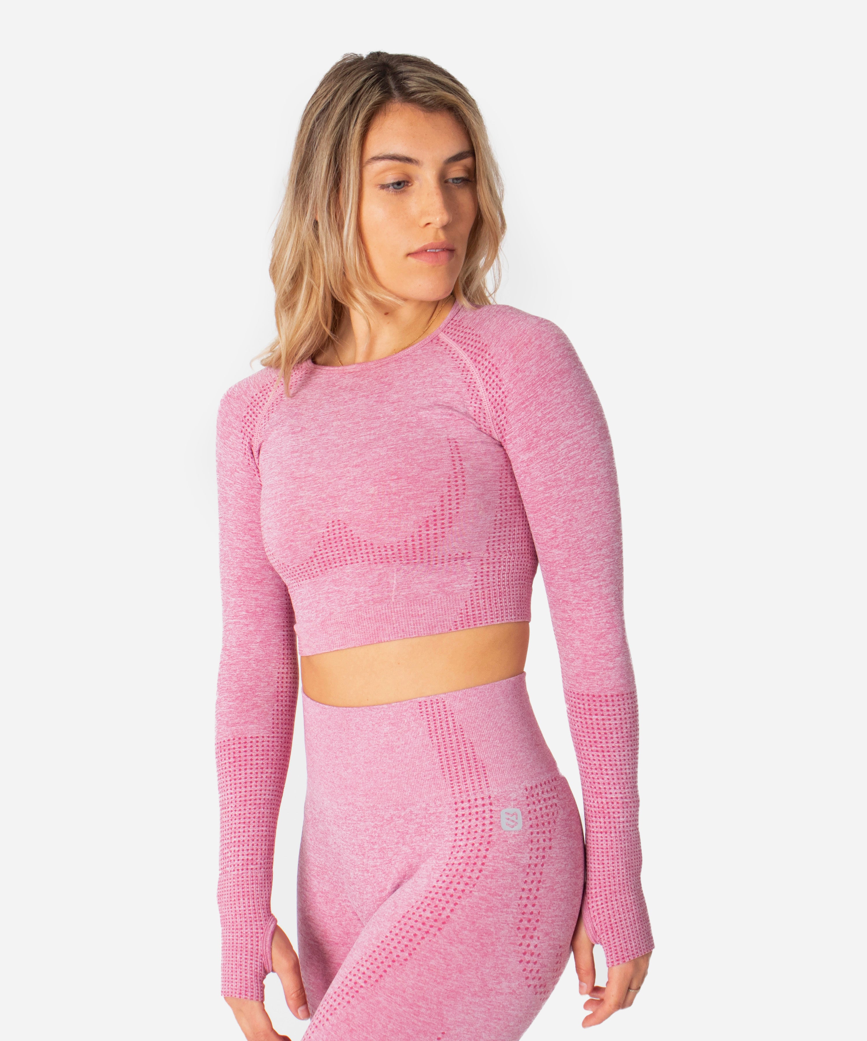 Glide Seamless Long Sleeve Crop Top