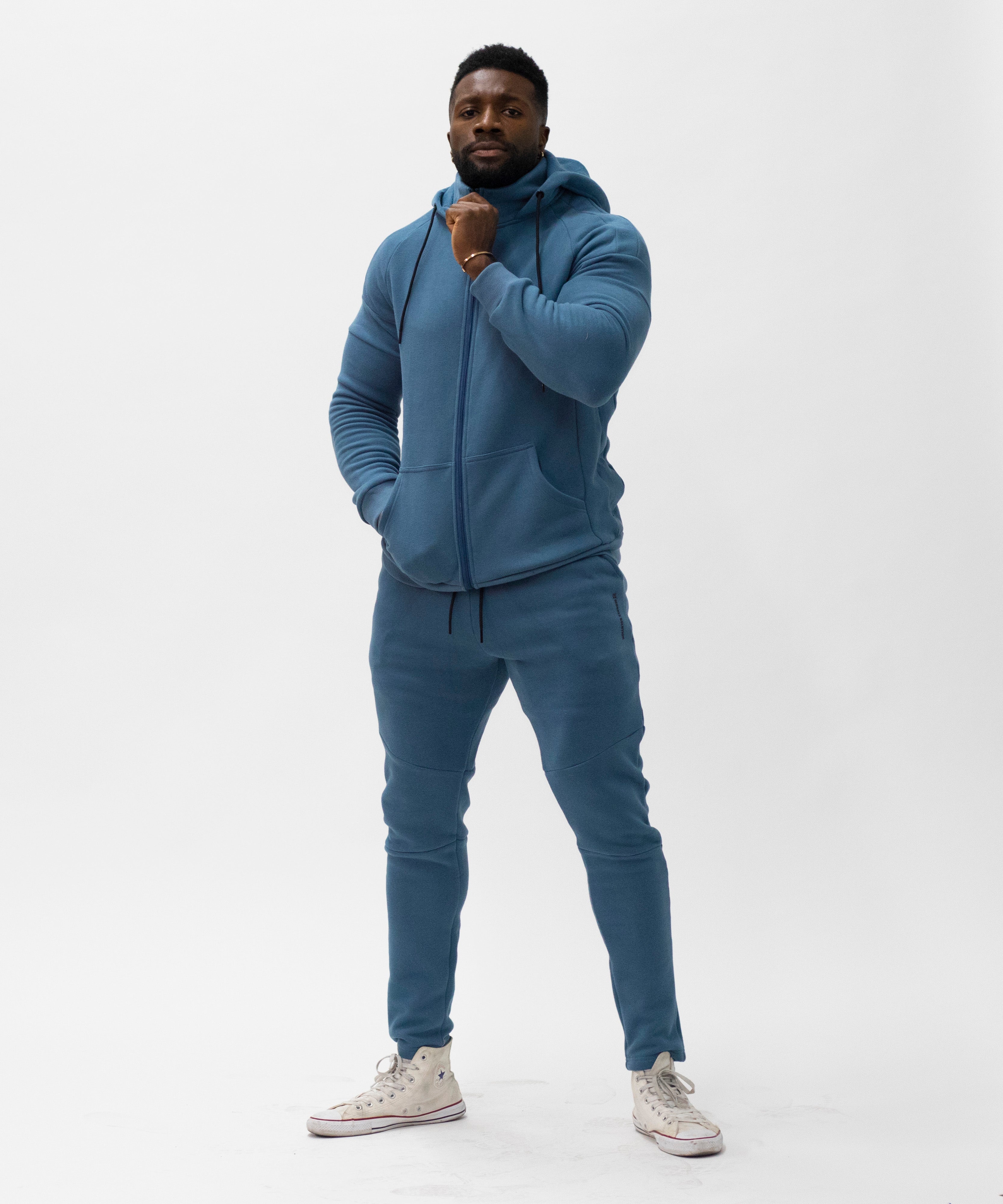 Core Fleece Slim Fit Zip-Up Hoodie