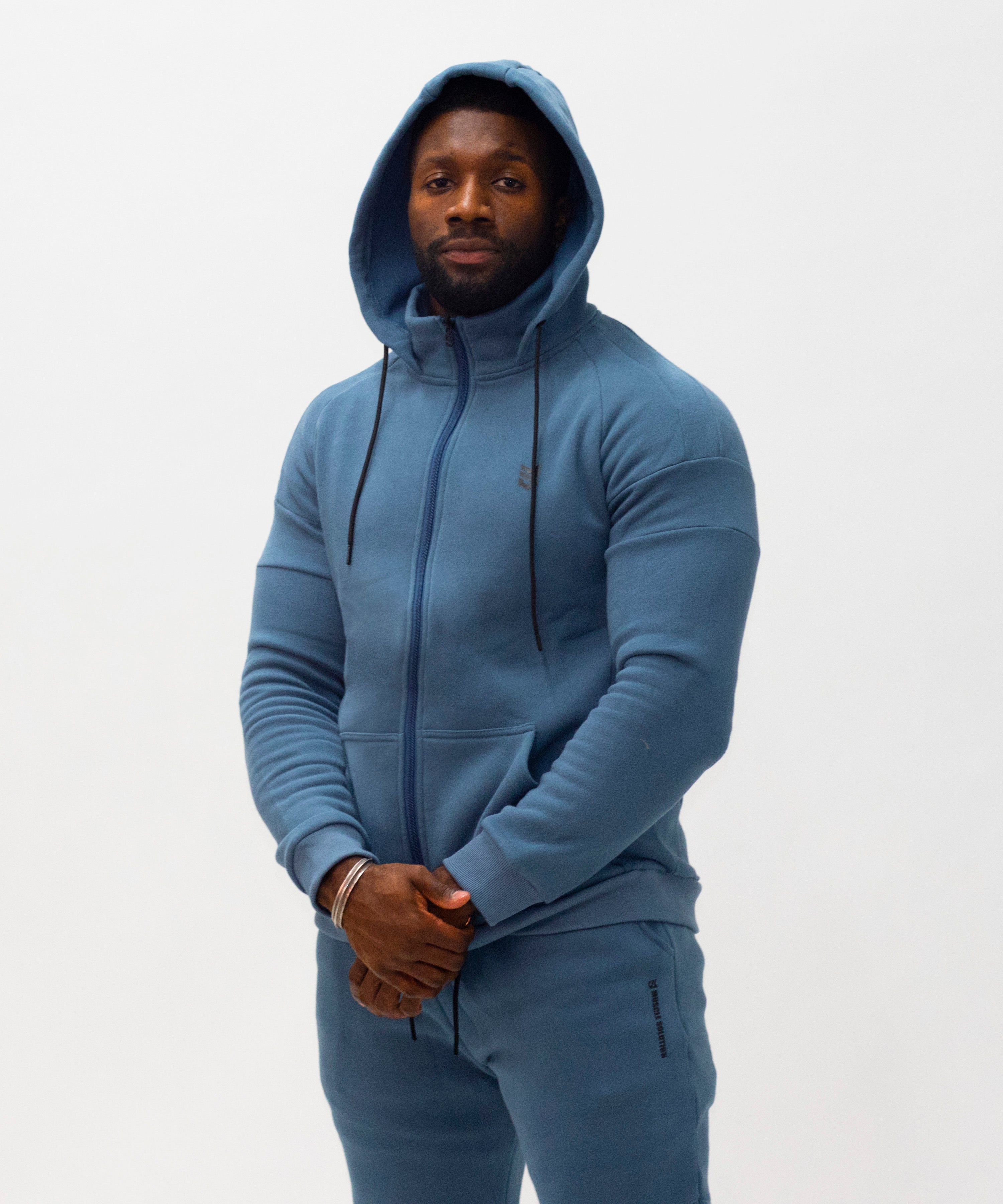 Core Fleece Slim Fit Zip-Up Hoodie