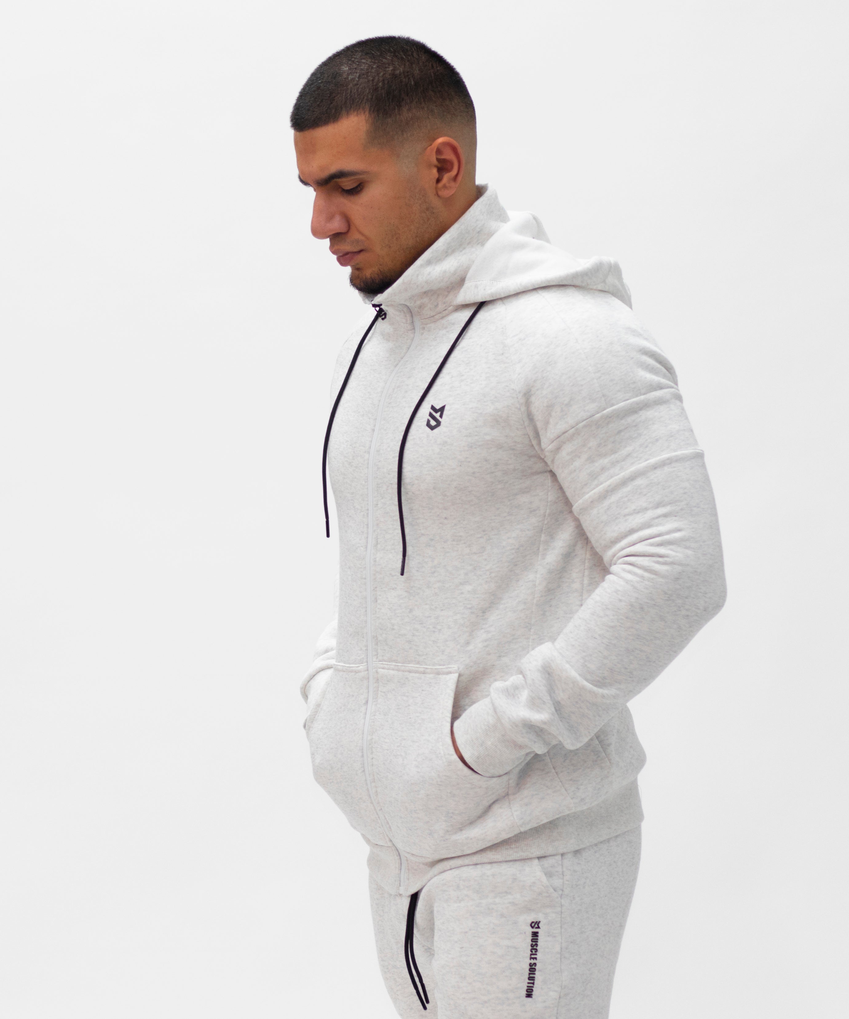 Core Fleece Slim Fit Zip-Up Hoodie