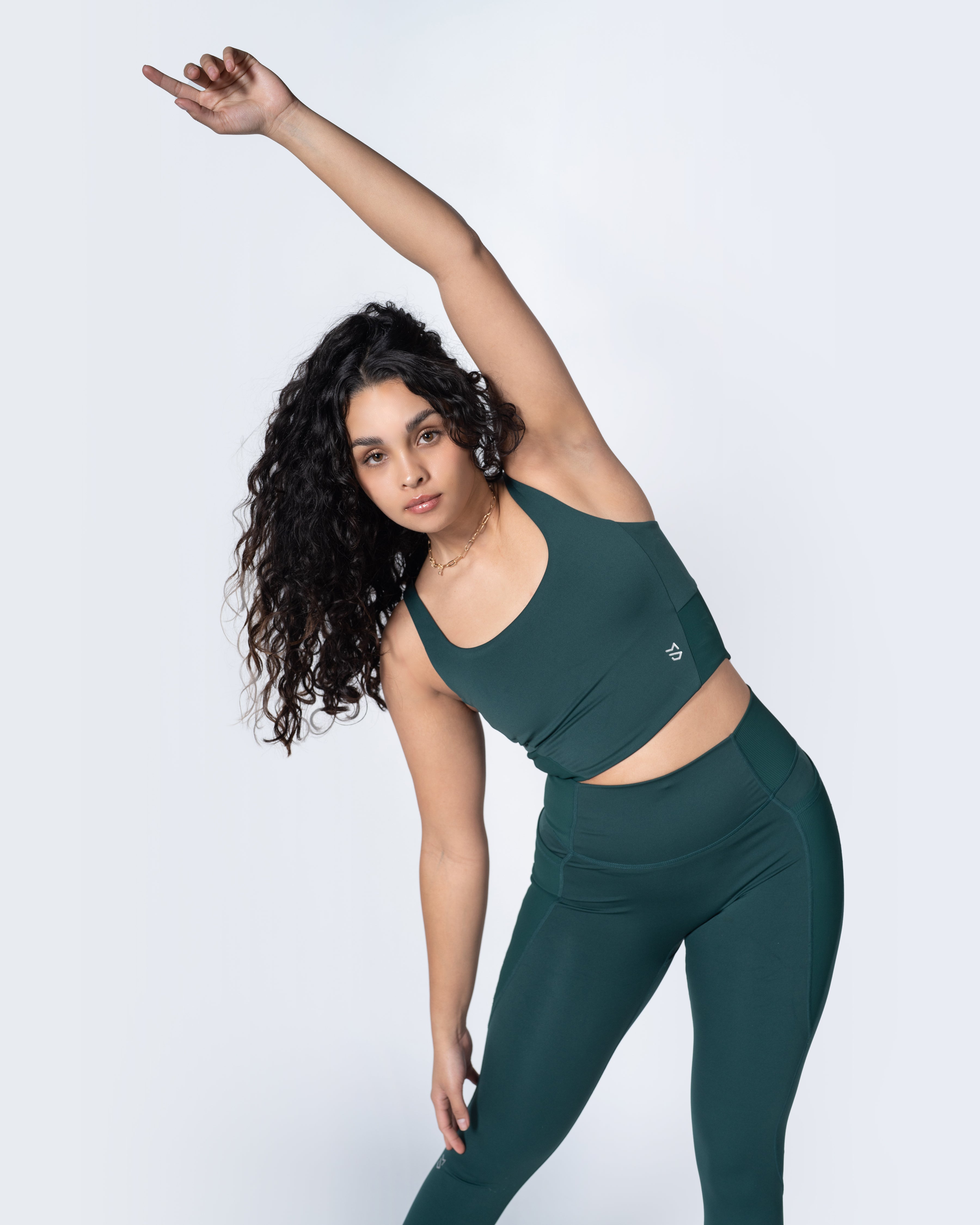 Sleek Cropped Tank Bra