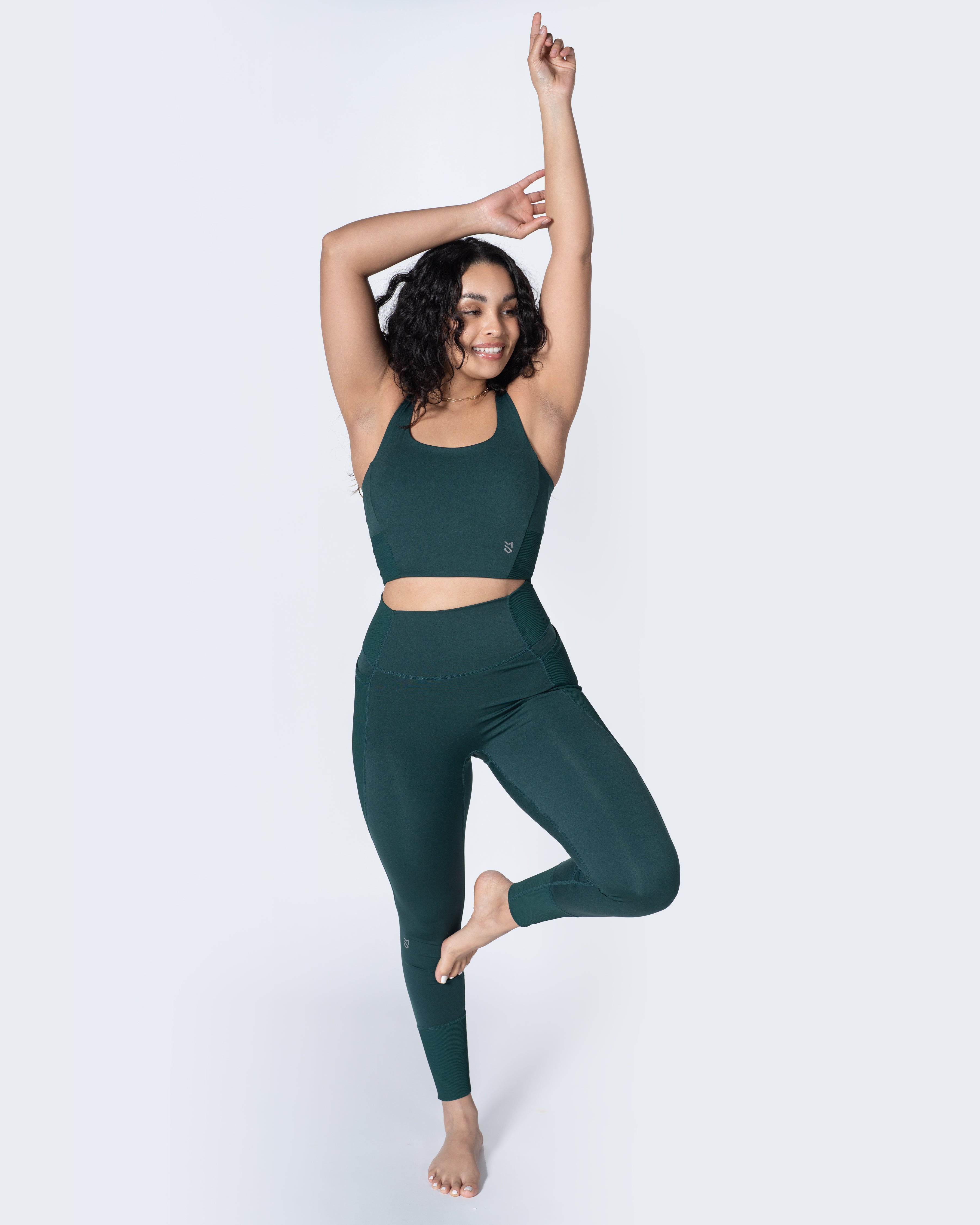 Sleek Cropped Tank Bra