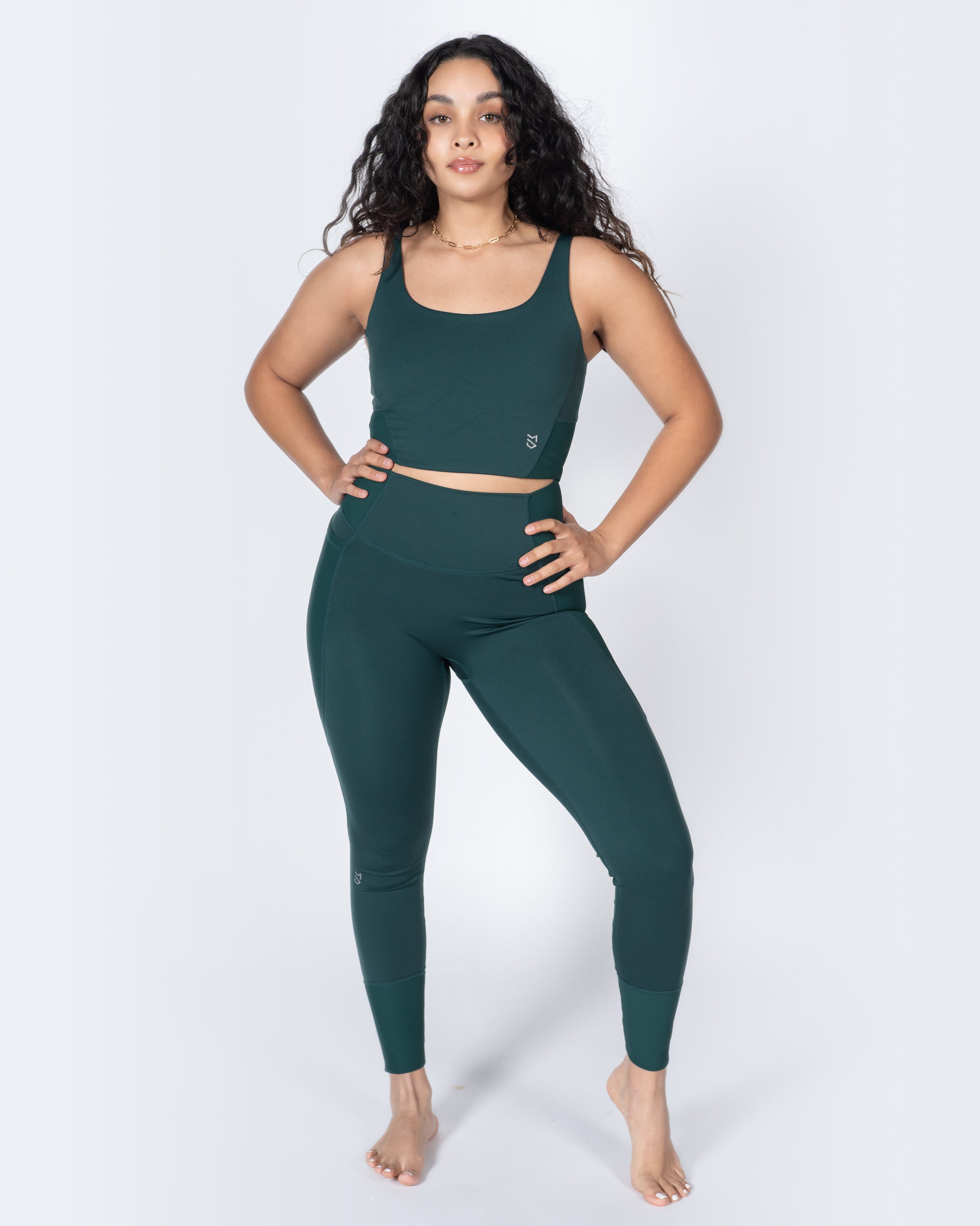 Sleek Cropped Tank Bra