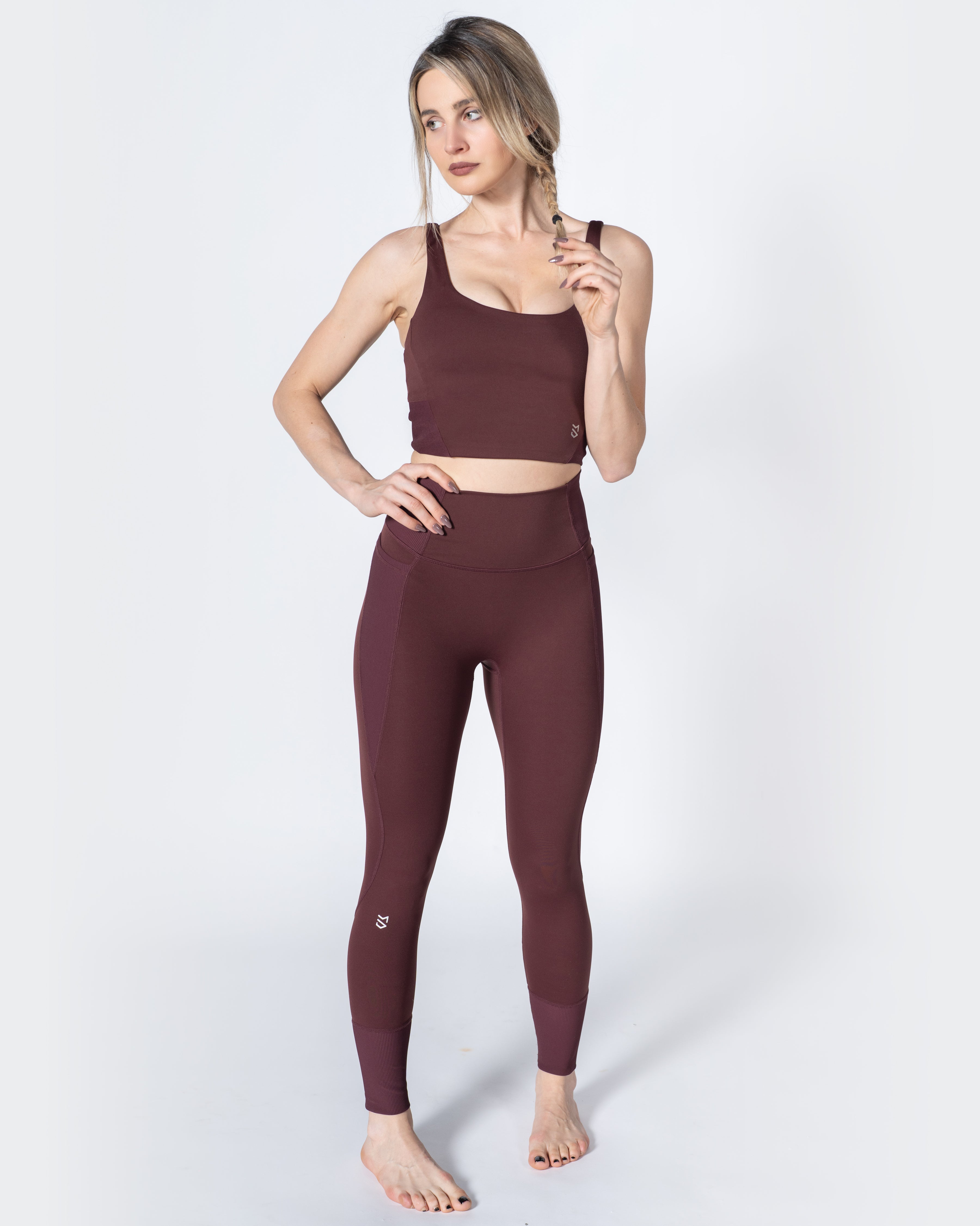 Sleek Cropped Tank Bra