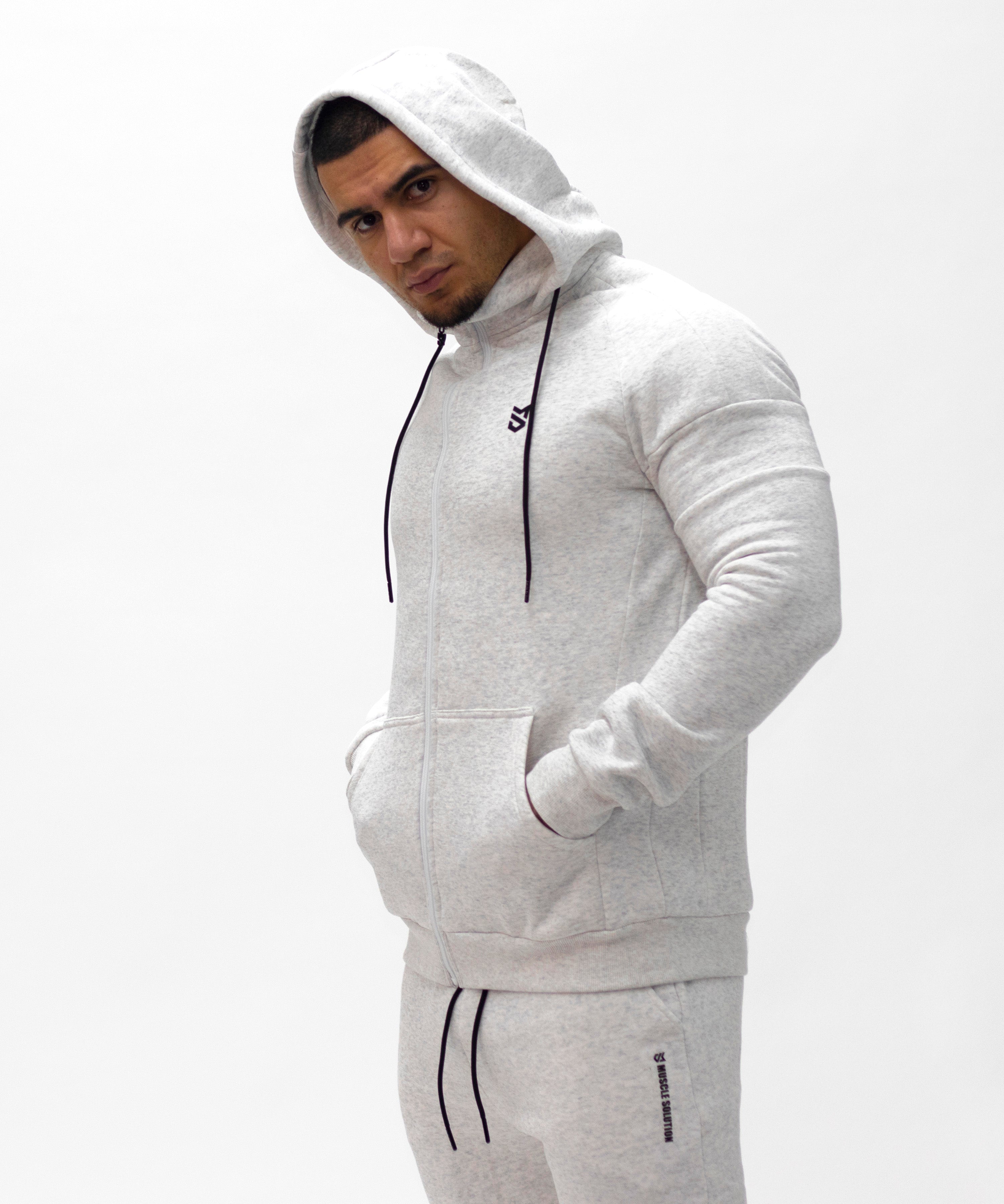 Core Fleece Slim Fit Zip-Up Hoodie