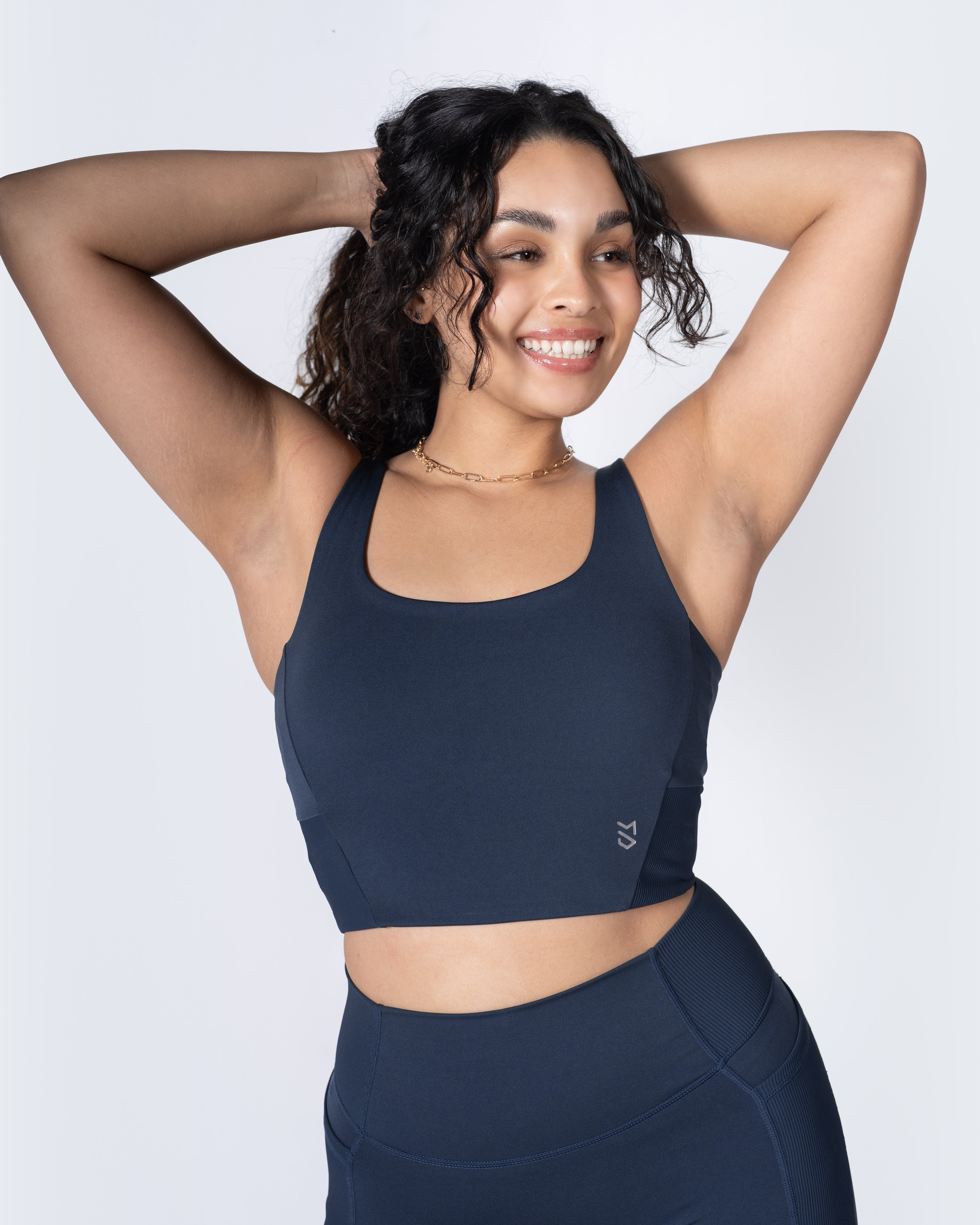 Sleek Cropped Tank Bra
