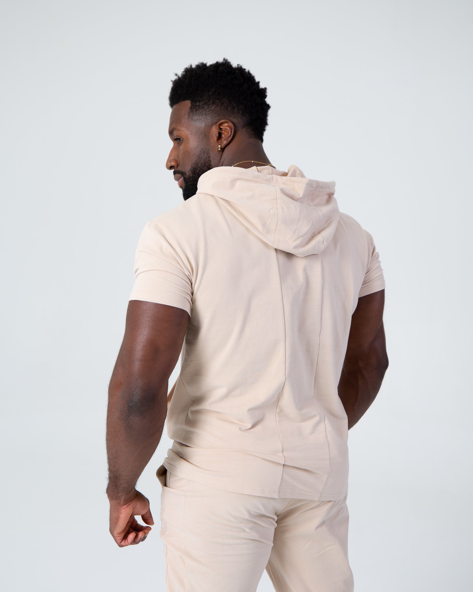 Cloud Men's Short Sleeve Hoodie