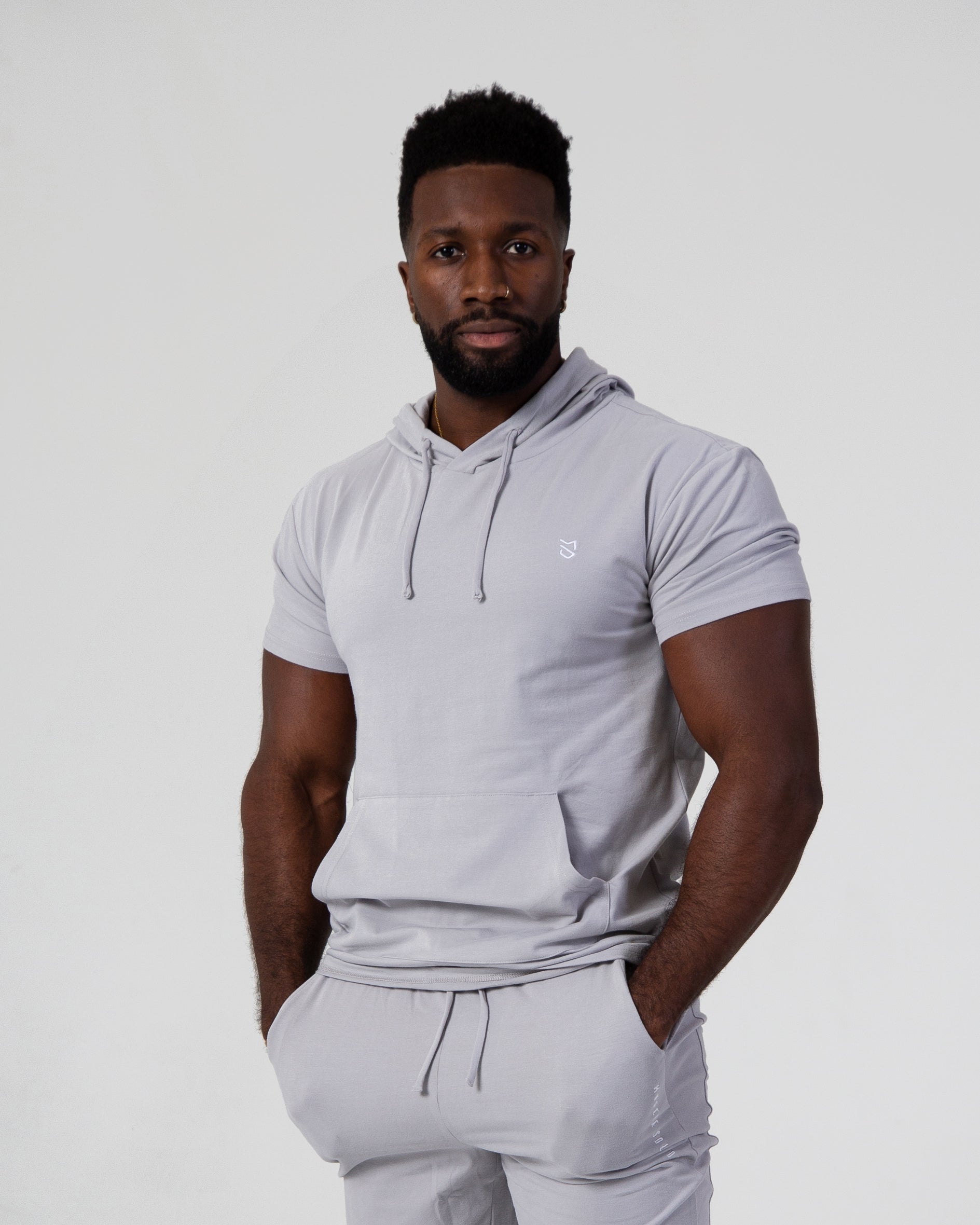 Cloud Men's Short Sleeve Hoodie