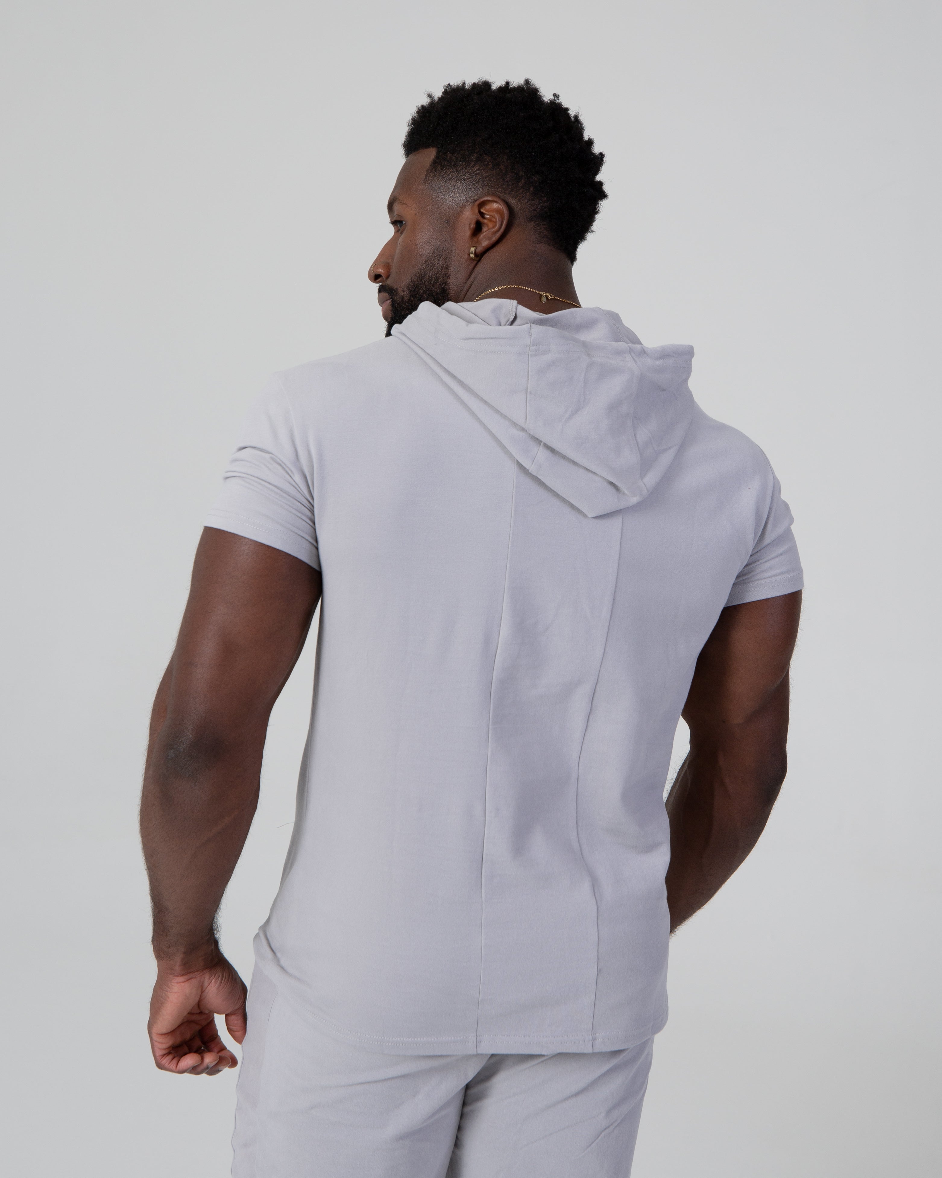 Cloud Men's Short Sleeve Hoodie